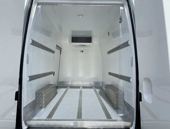 Sprinter LWB fridge van interior