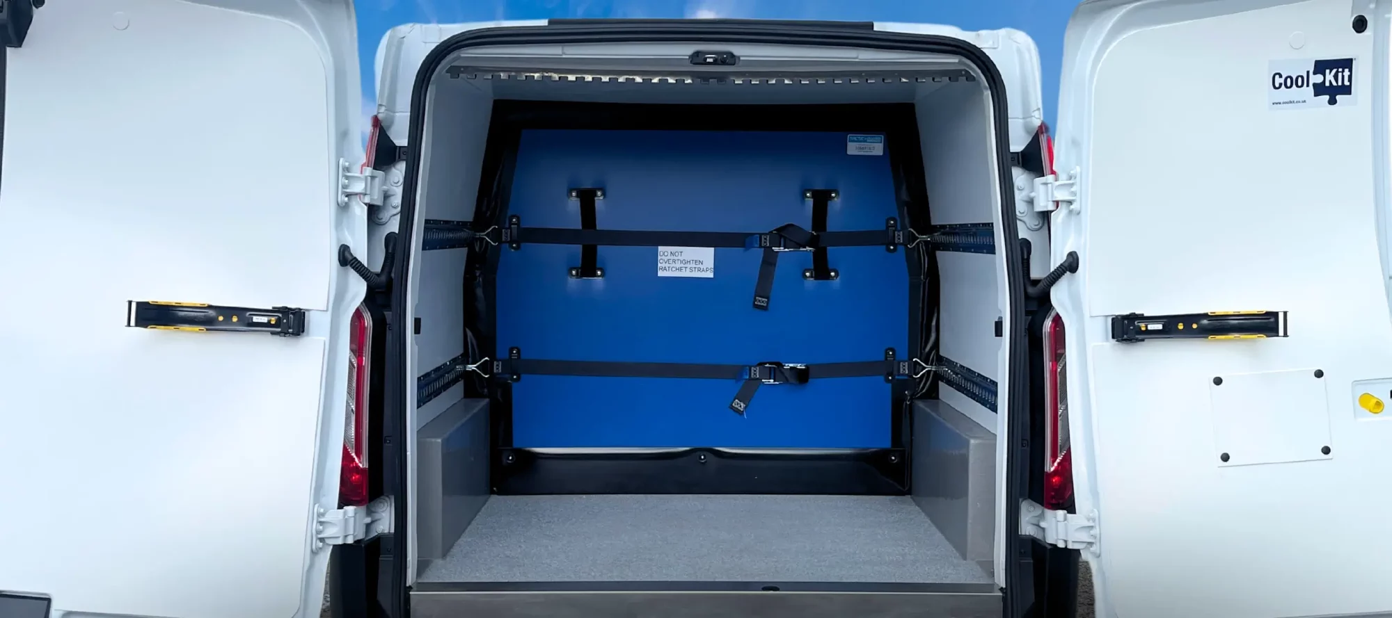 Bulkhead Rear Doors of CoolKit Van