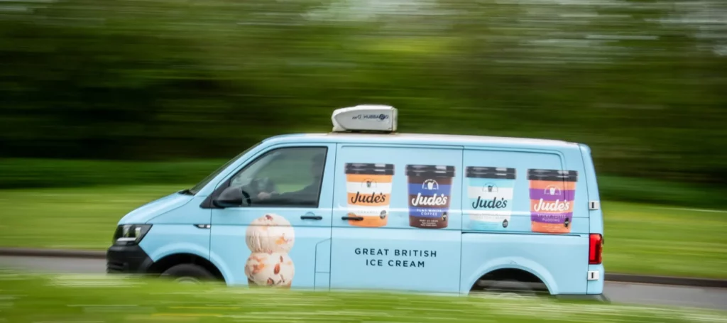 Jude's Ice Cream Van Driving